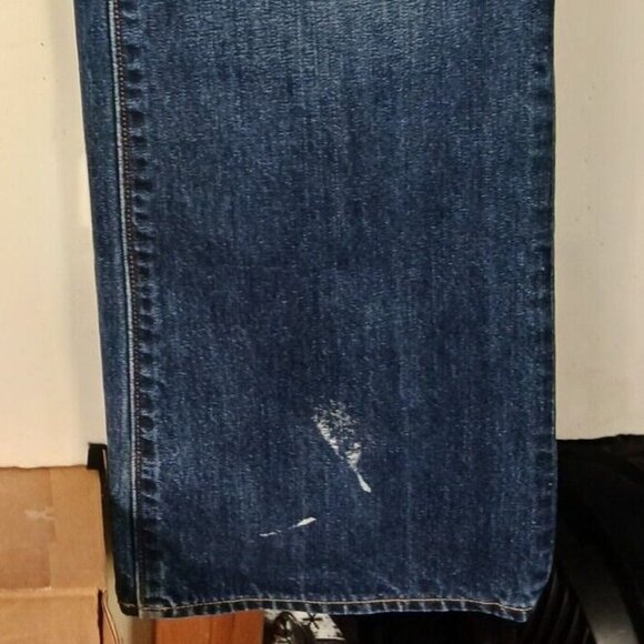 Old Navy Bootcut Jeans Mens 34x33 Blue Denim Vintage Y2K Classic Western Fit - Picture 7 of 10